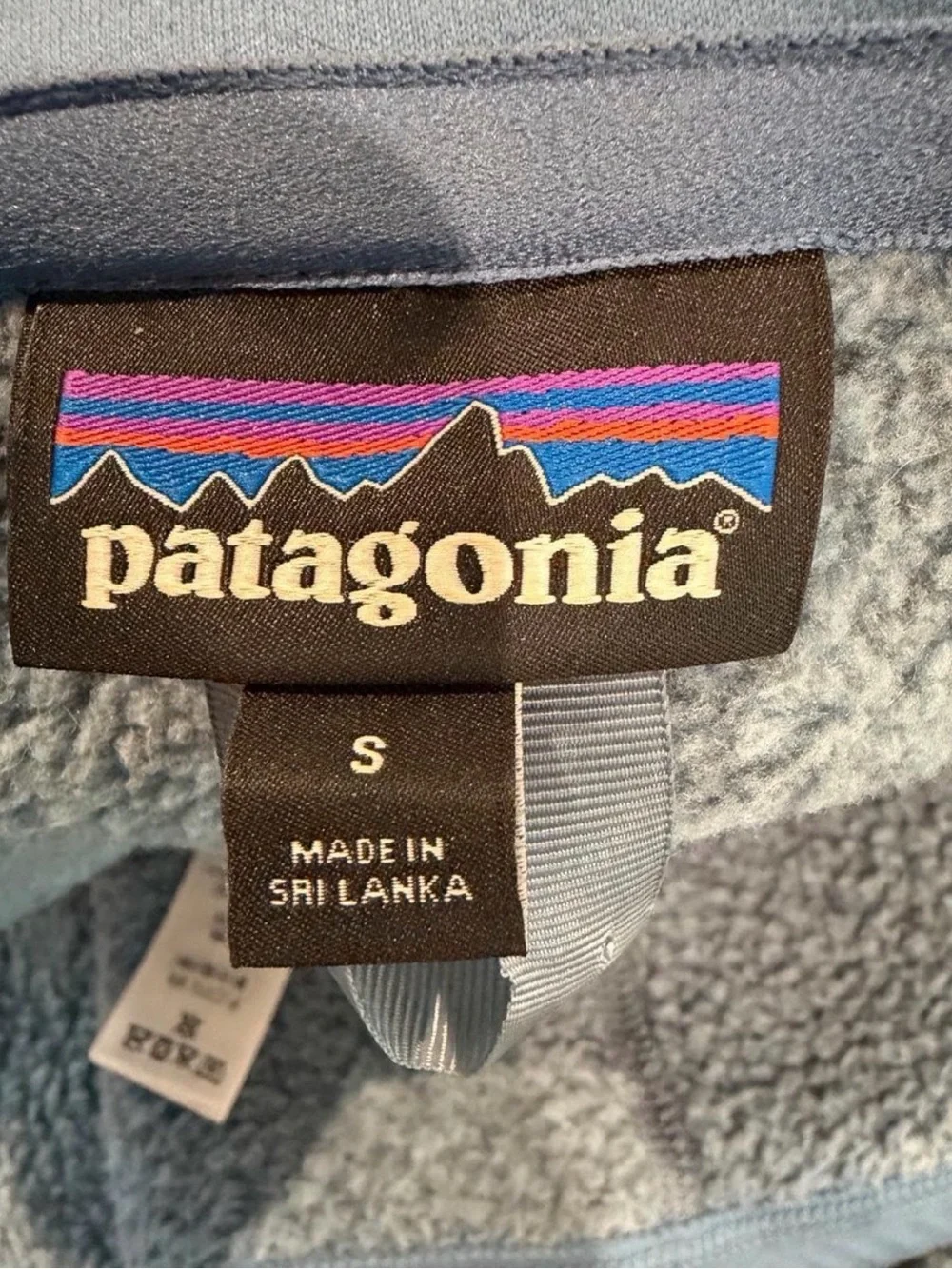 Patagonia Women's Heathered Slate Blue Half-Zip Fleece Pullover